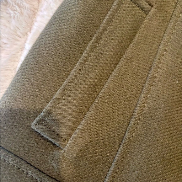 Banana Republic Olive Double-Breasted Pea Coat - Picture 4 of 7